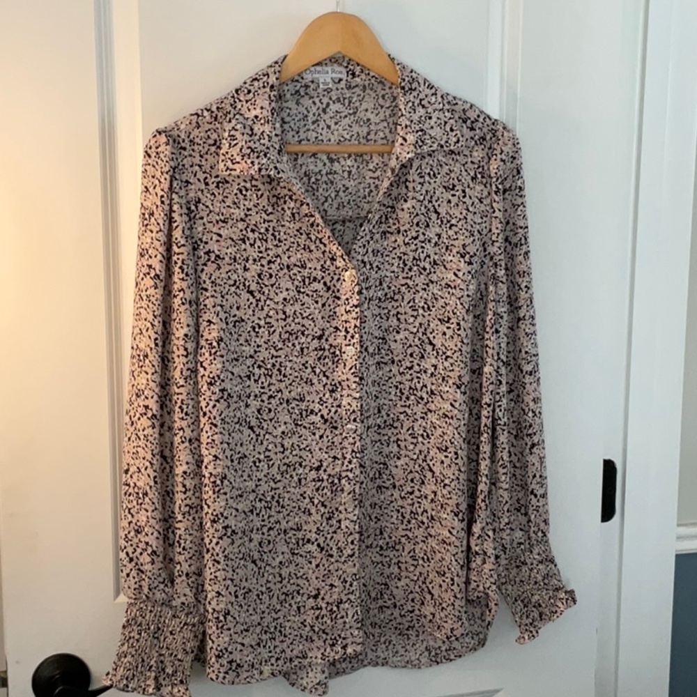 Ophelia Rose Printed Blouse
